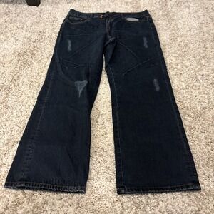 Seven7 Jeans Womens 18 Blue Dark‎ Wash Boot Cut